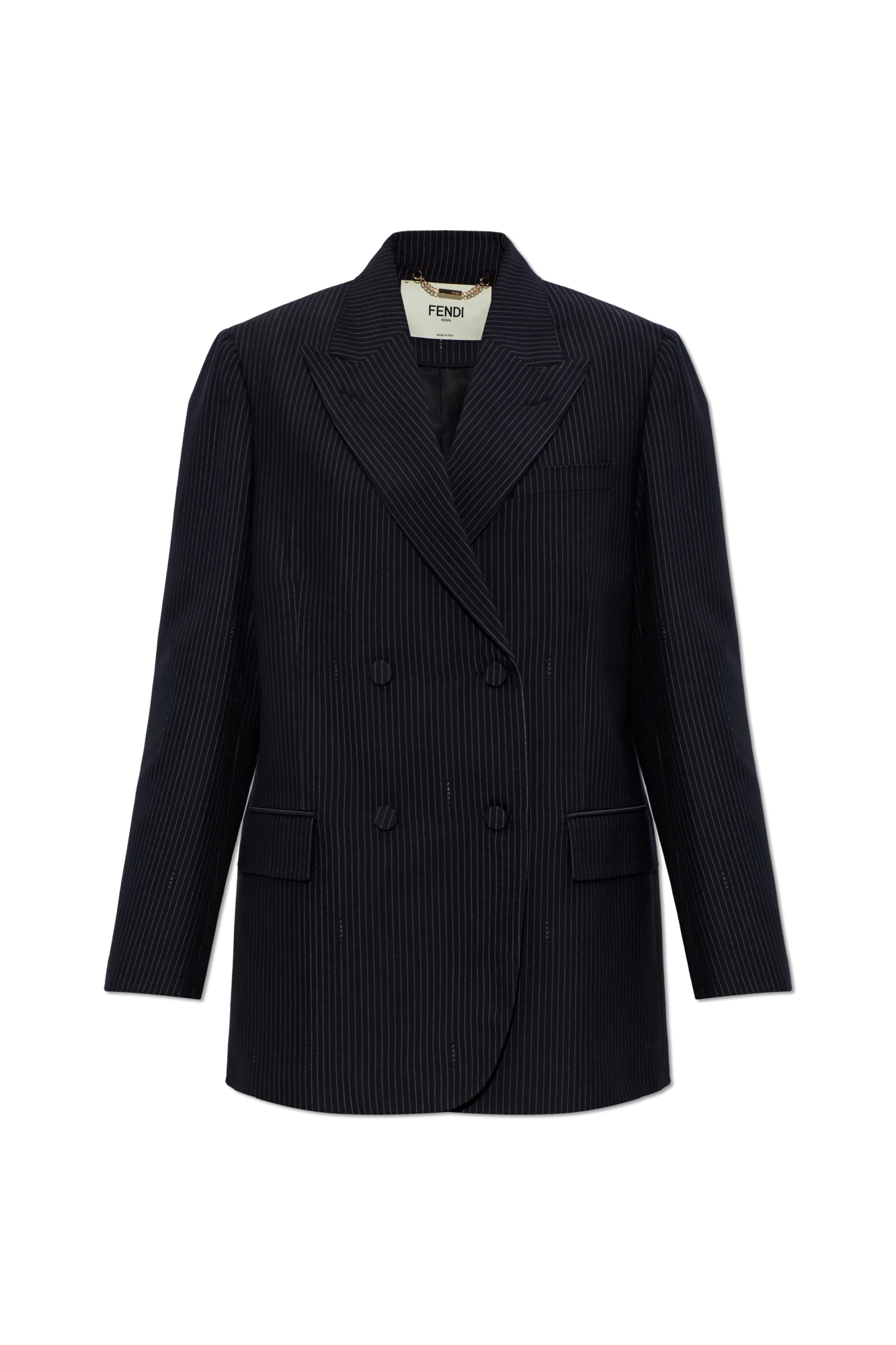 Fendi Double-Breasted Wool Blazer | Women's | Vitkac